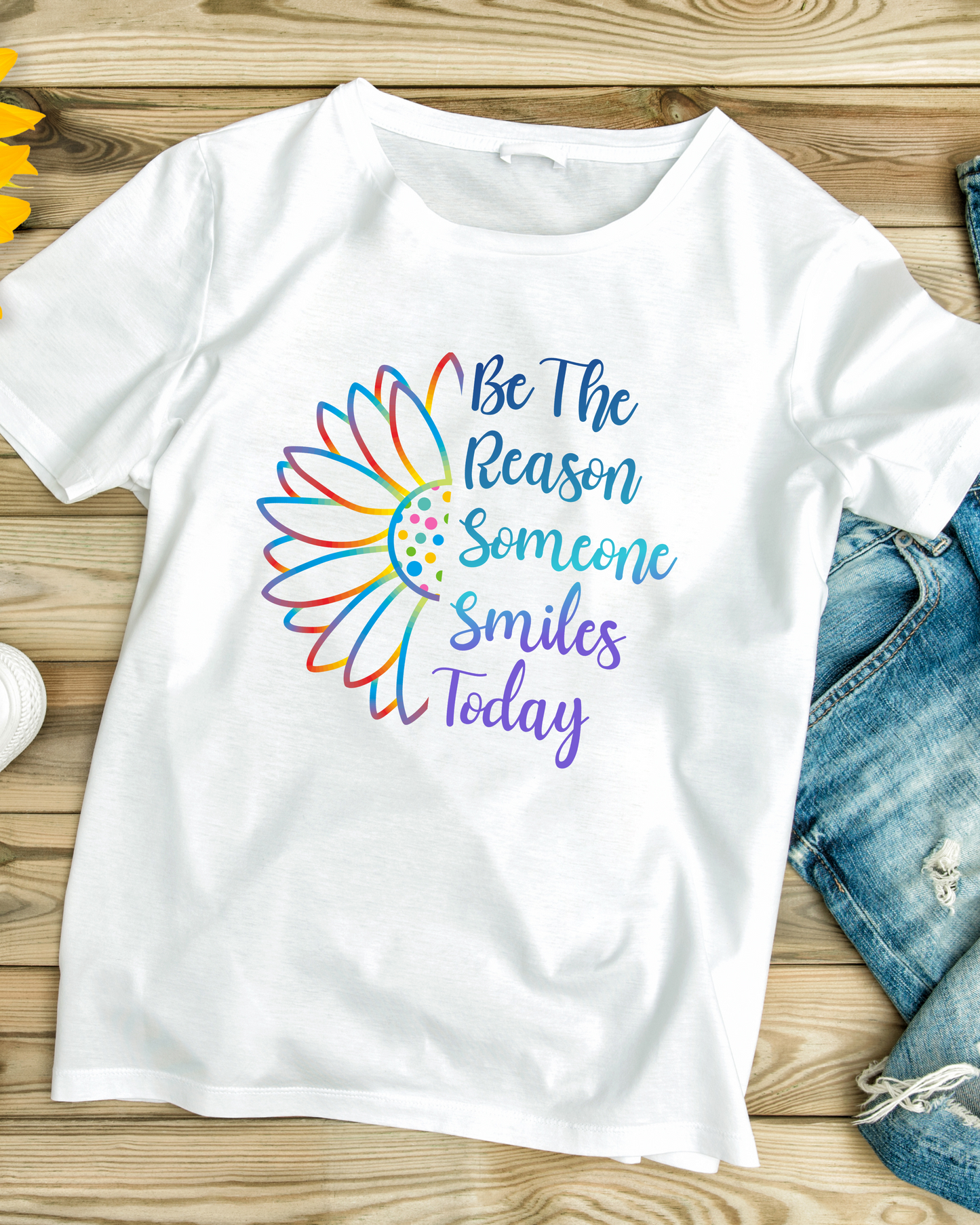 DTF Ready to Press - Be The Reason Someone Smiles Today