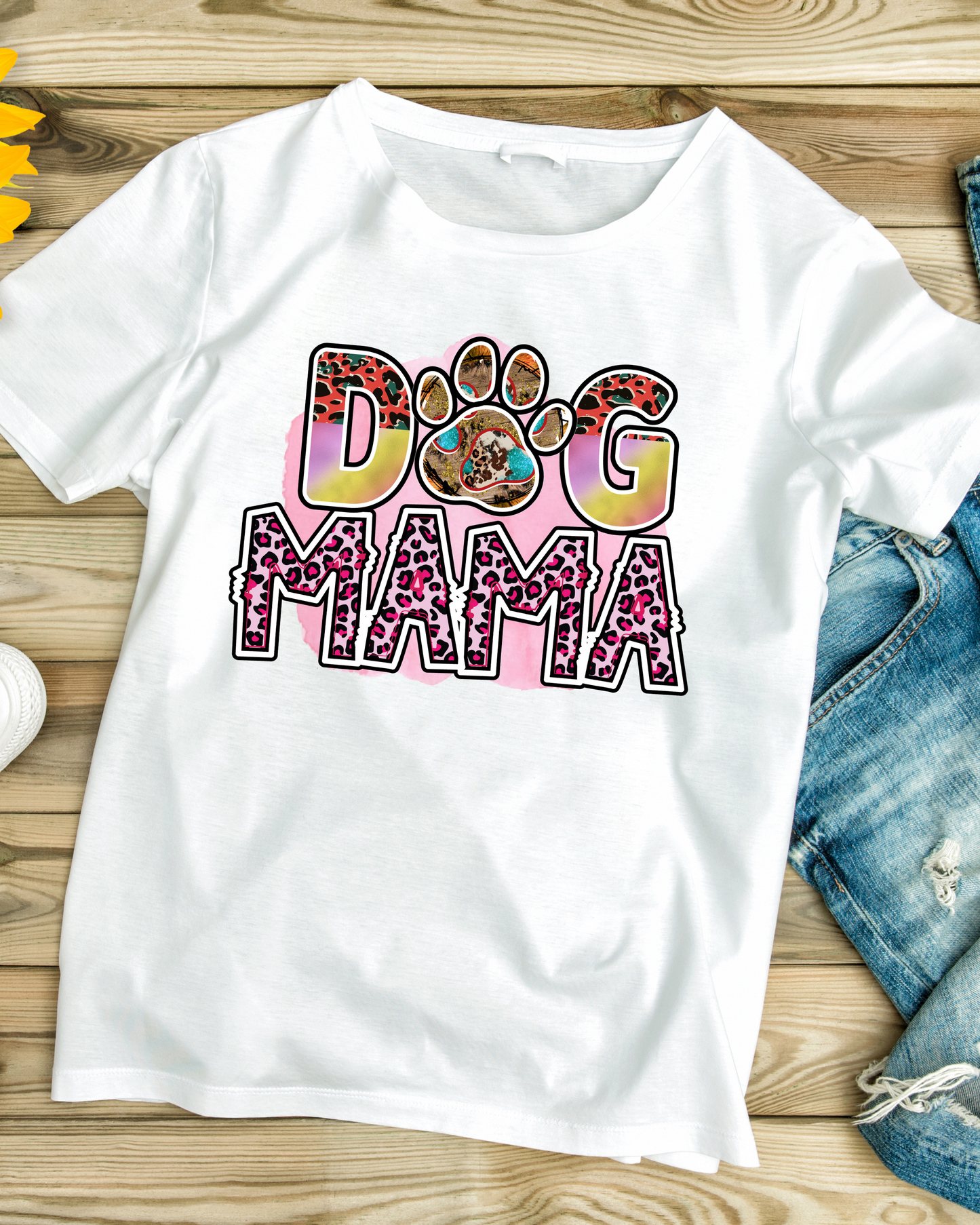 DTF Ready to Press - Dog MAMA
