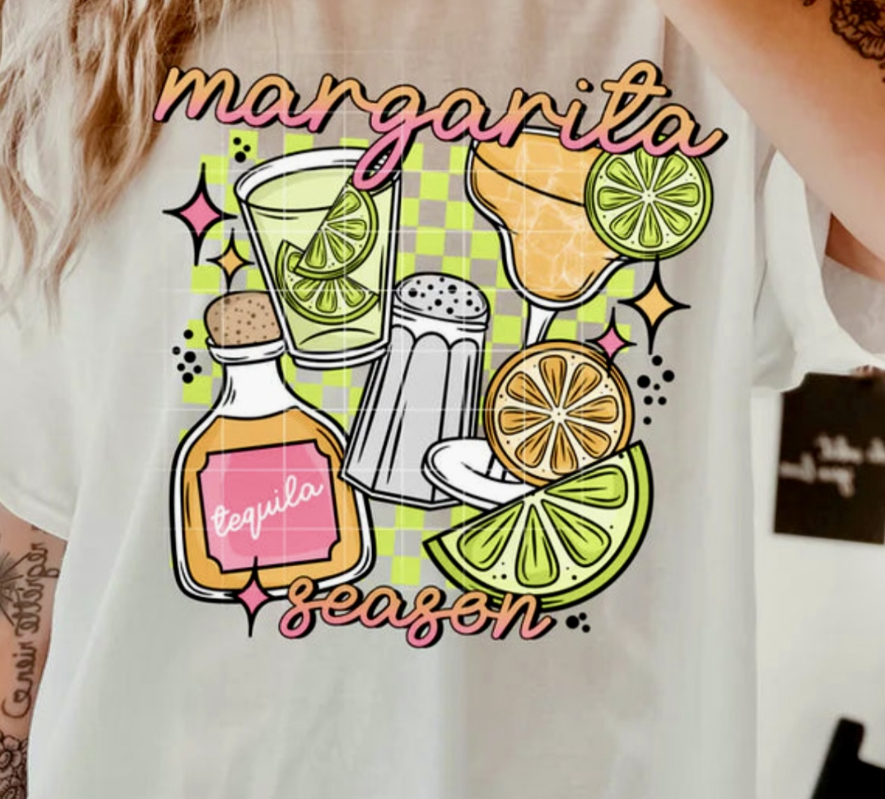 MARGARITA SEASON RTS Glitter Clear Film Screen Print