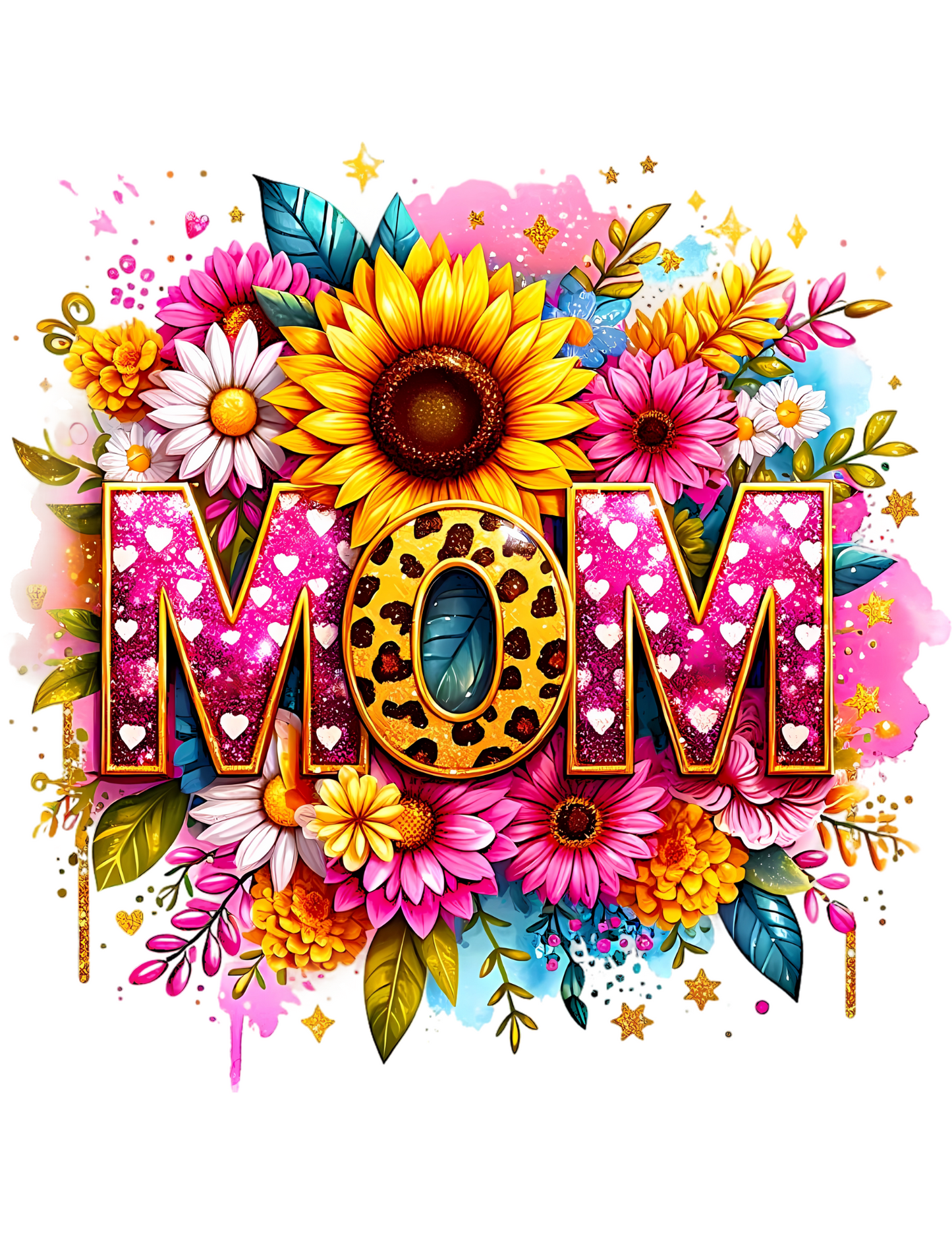 Sublimation Print - Mom Floral