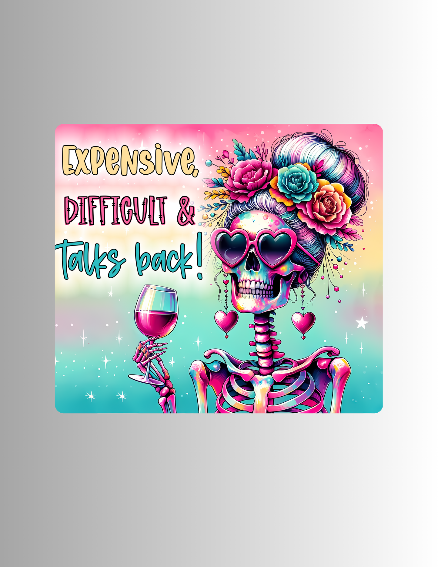 Mouse Pad - Expensive Difficult and Talks Back