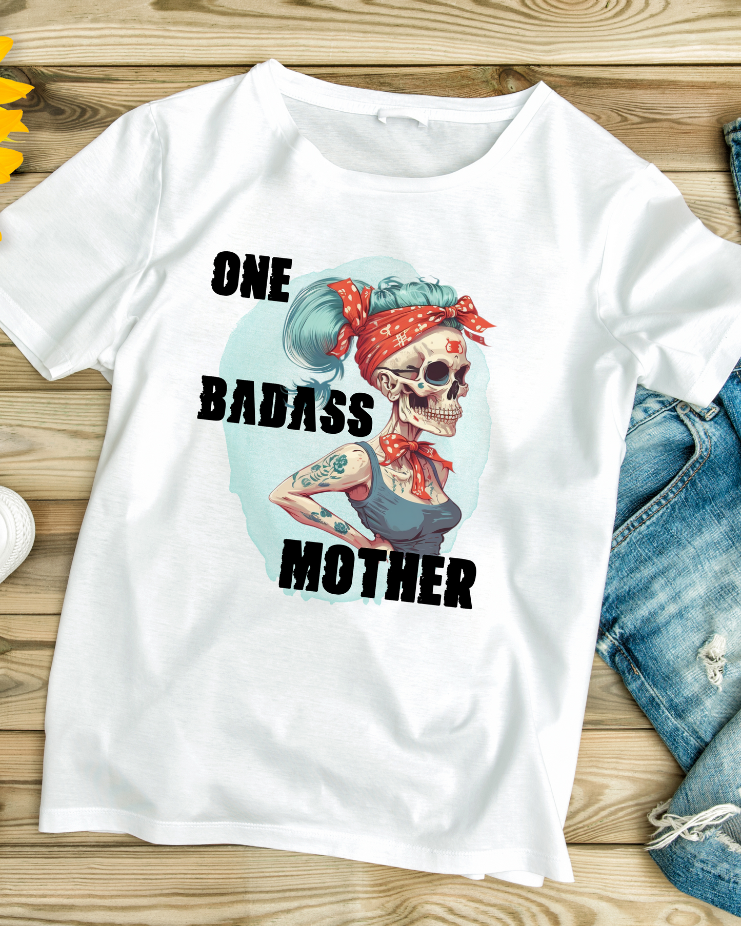 DTF Ready to Press - One Badass Mother
