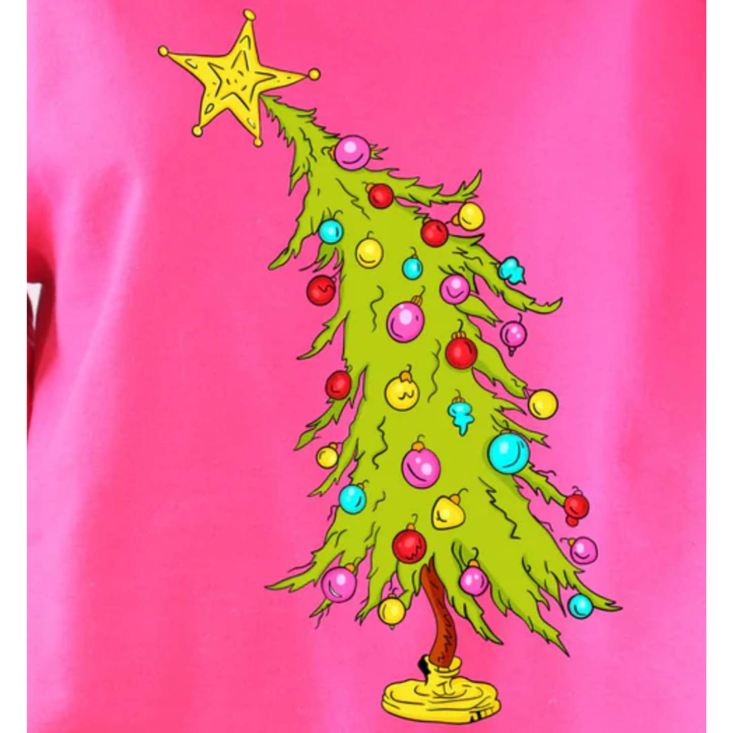Who Christmas Tree RTS Glitter Clear Film Screen Print