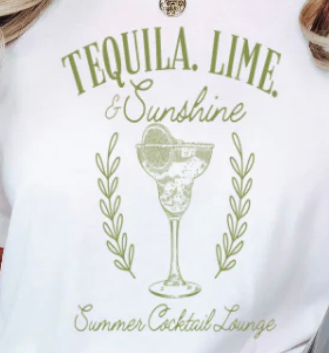 Single Color Screen Print - Tequila. Lime. Sunshine