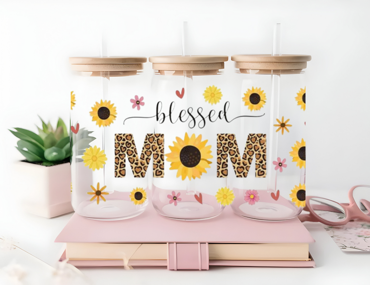 UV DTF Wrap 16 0z  - Blessed Mom