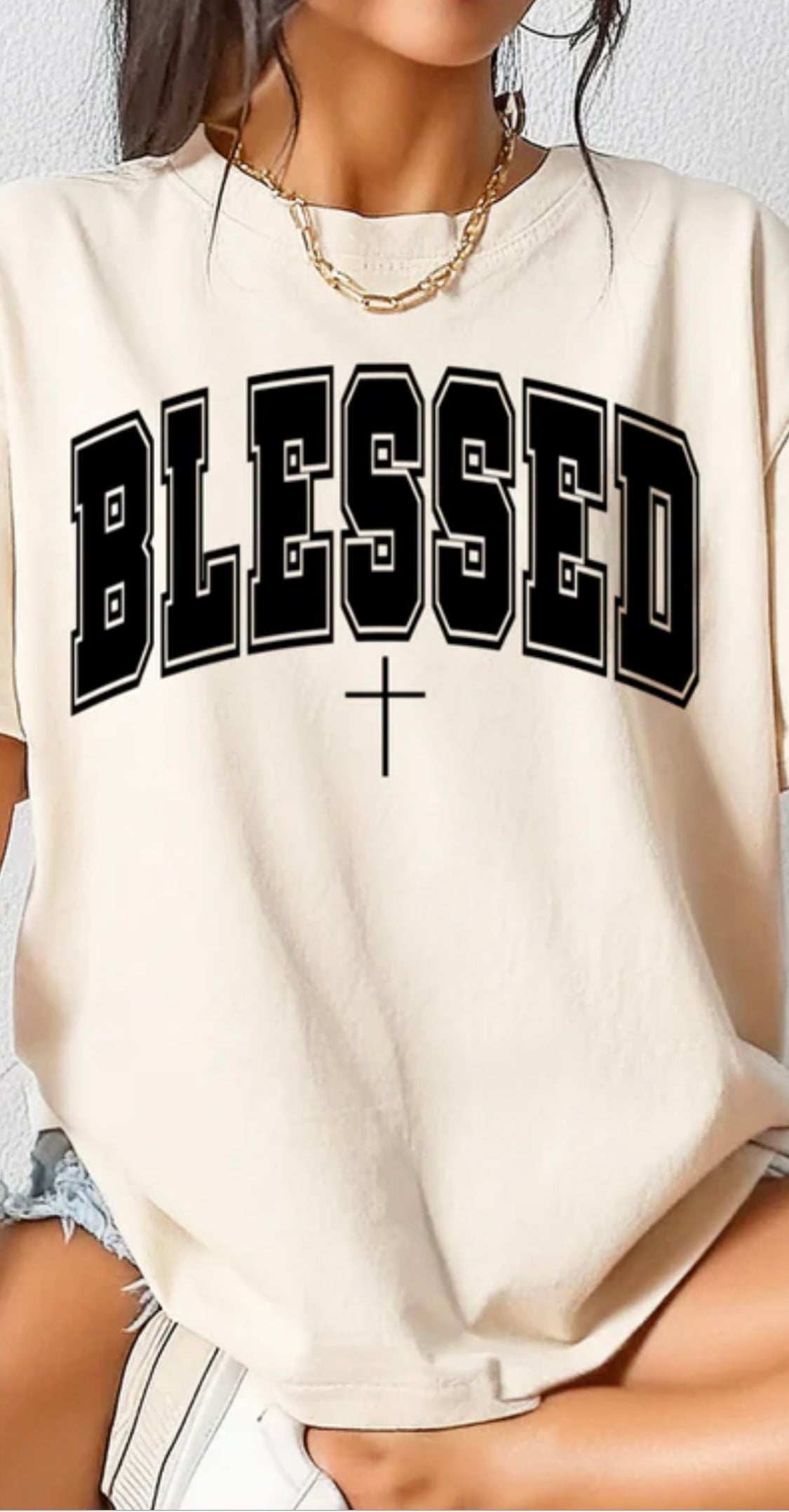 Single Color Screen Print - BLESSED
