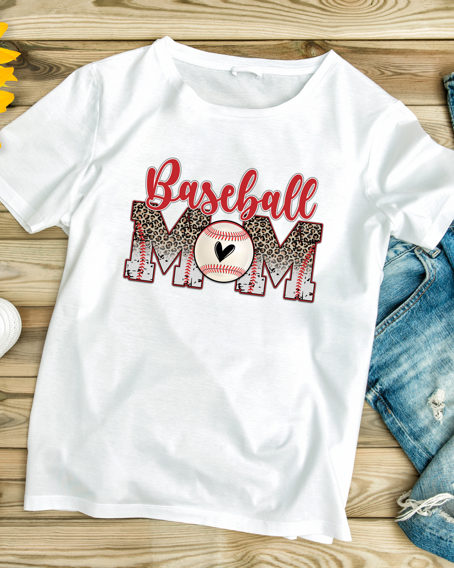 DTF Ready to Press - Baseball Mom