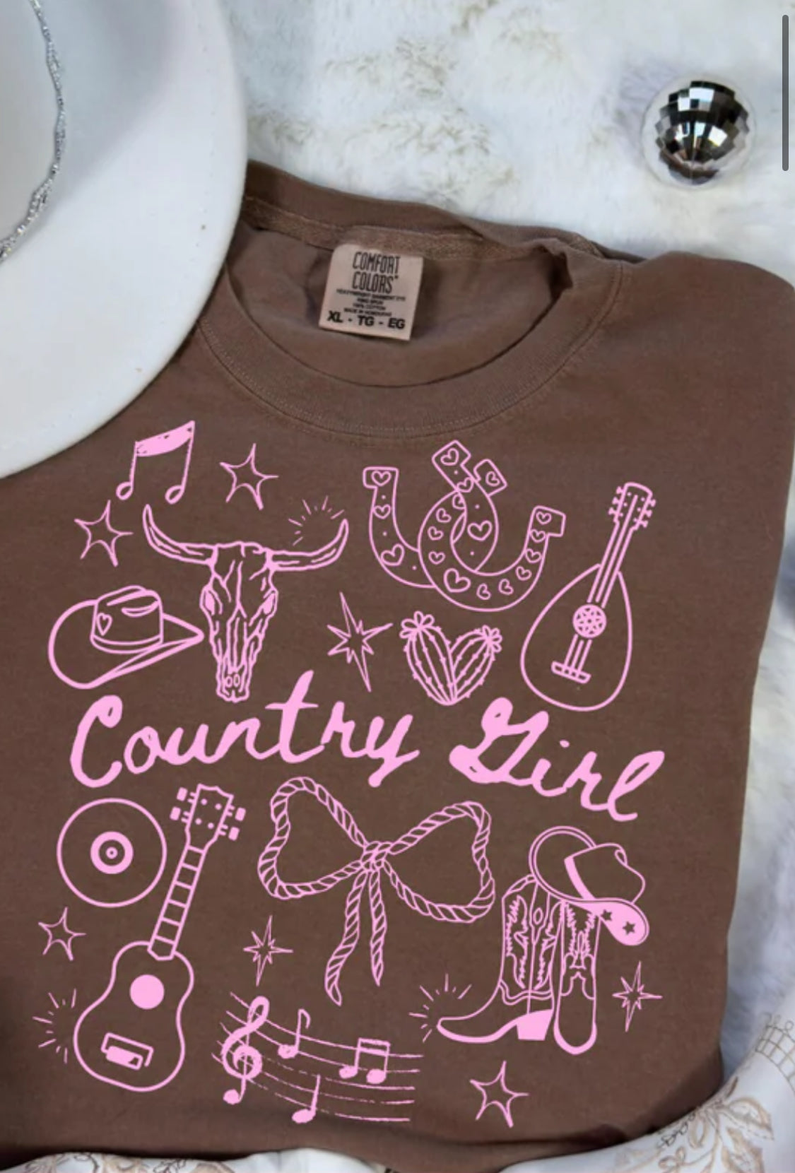 Single Color Screen Print - Country Girl
