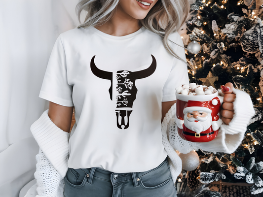 Single Color Screen Print - Desert Skull