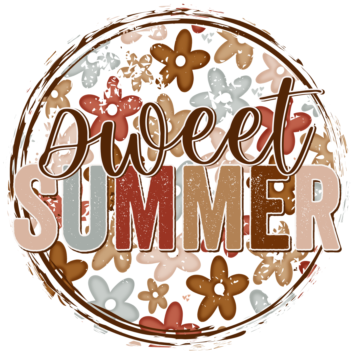 Ready to Press DTF Print - Sweet Summer Boho