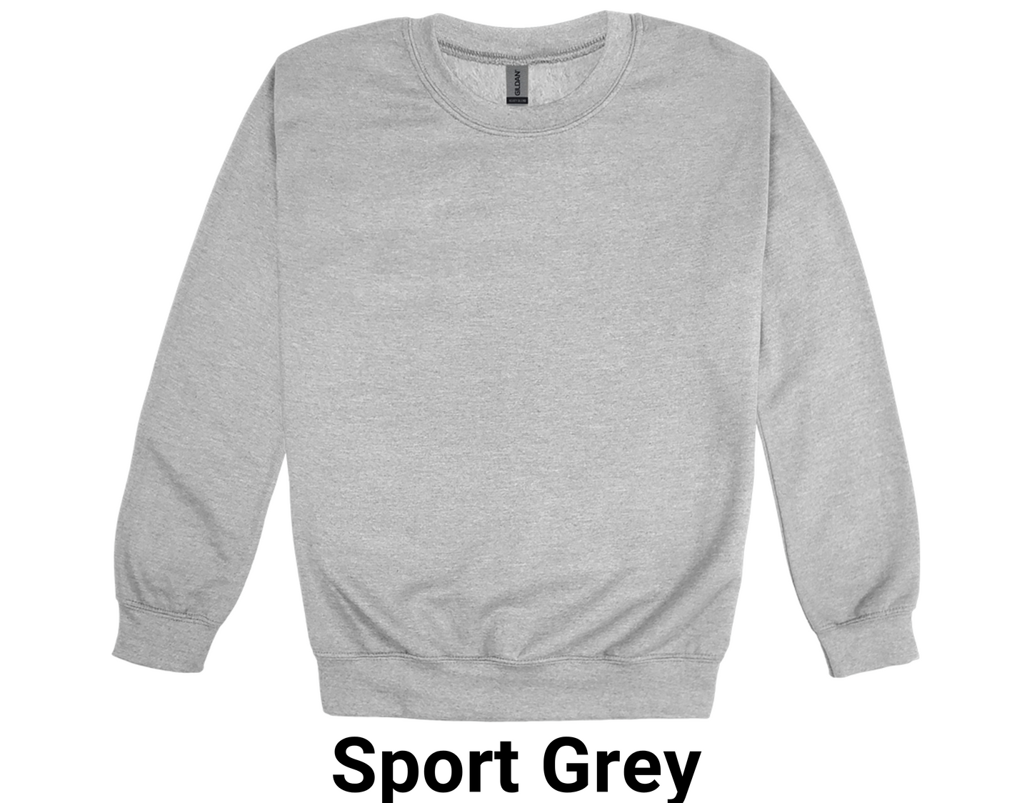 Sport Grey Gildan Unisex Heavy Blend™ 50/50 Fleece Crew