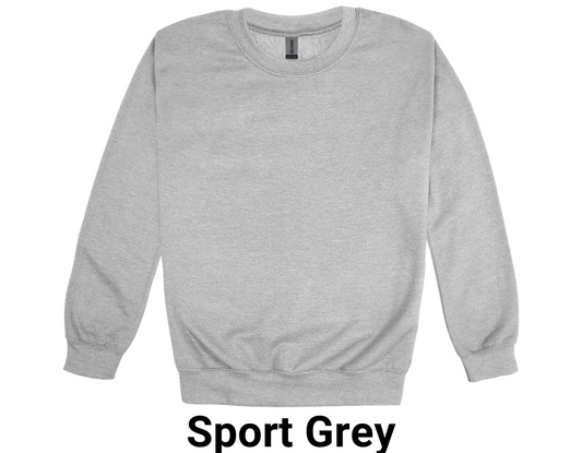 Sport Grey Gildan Unisex Heavy Blend™ 50/50 Fleece Crew
