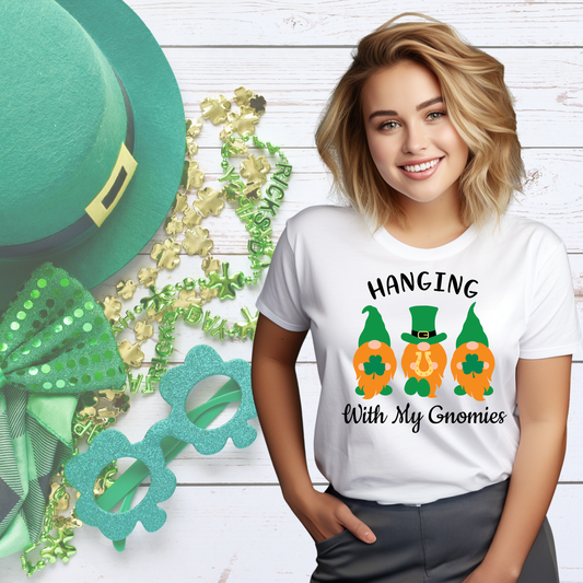 DTF Ready to Press - Hanging with my Gnomies St Patrick's Day