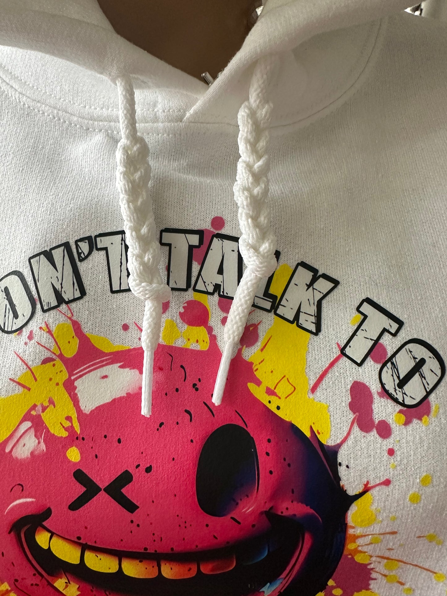 Hoodie - I Don't Talk to Toxic People (White)