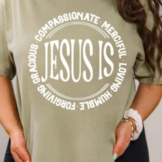 Single Color Screen Print - Jesus Is