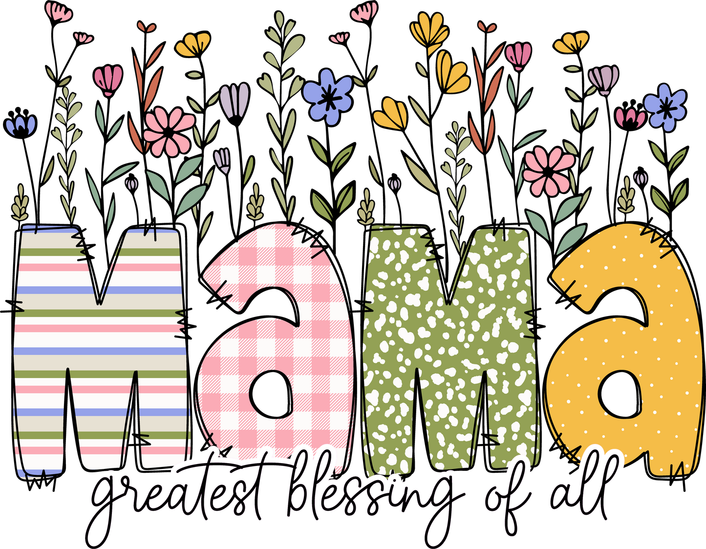DTF Ready to Press - MAMA Greatest Blessings