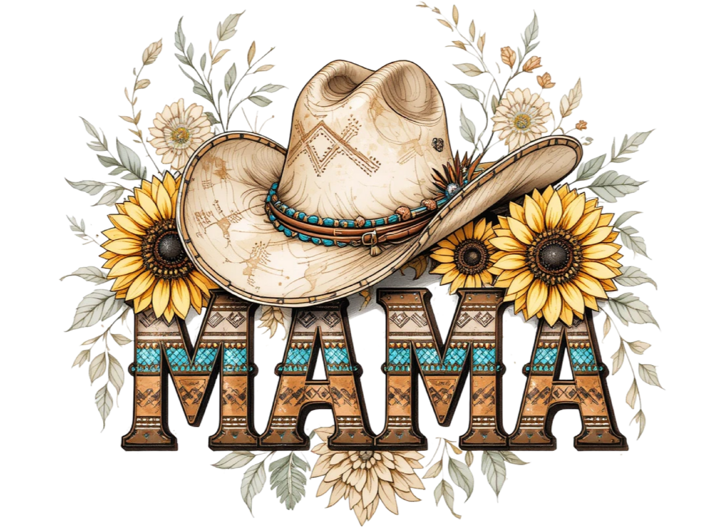 Sublimation Print  -  Mama Western