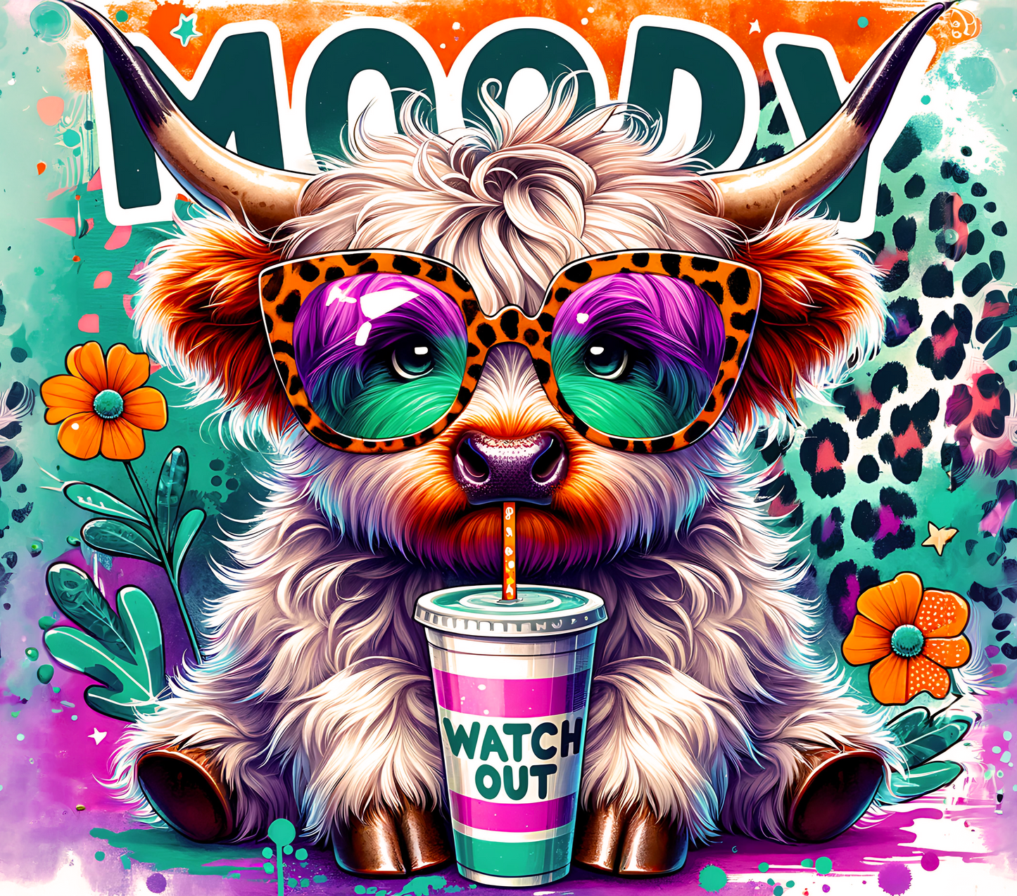 20oz Sublimation Print - Moody, Watch Out