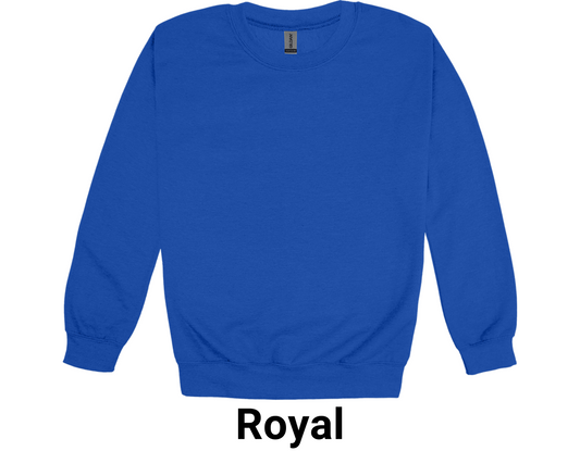 Royal Gildan Unisex Heavy Blend™ 50/50 Fleece Crew