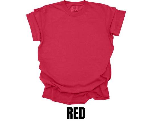 Red | Comfort Colors Unisex Heavyweight RS T-Shirt