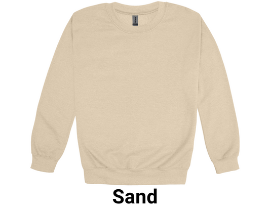 Sand | Unisex Heavy Blend™ 50/50 Fleece Crew