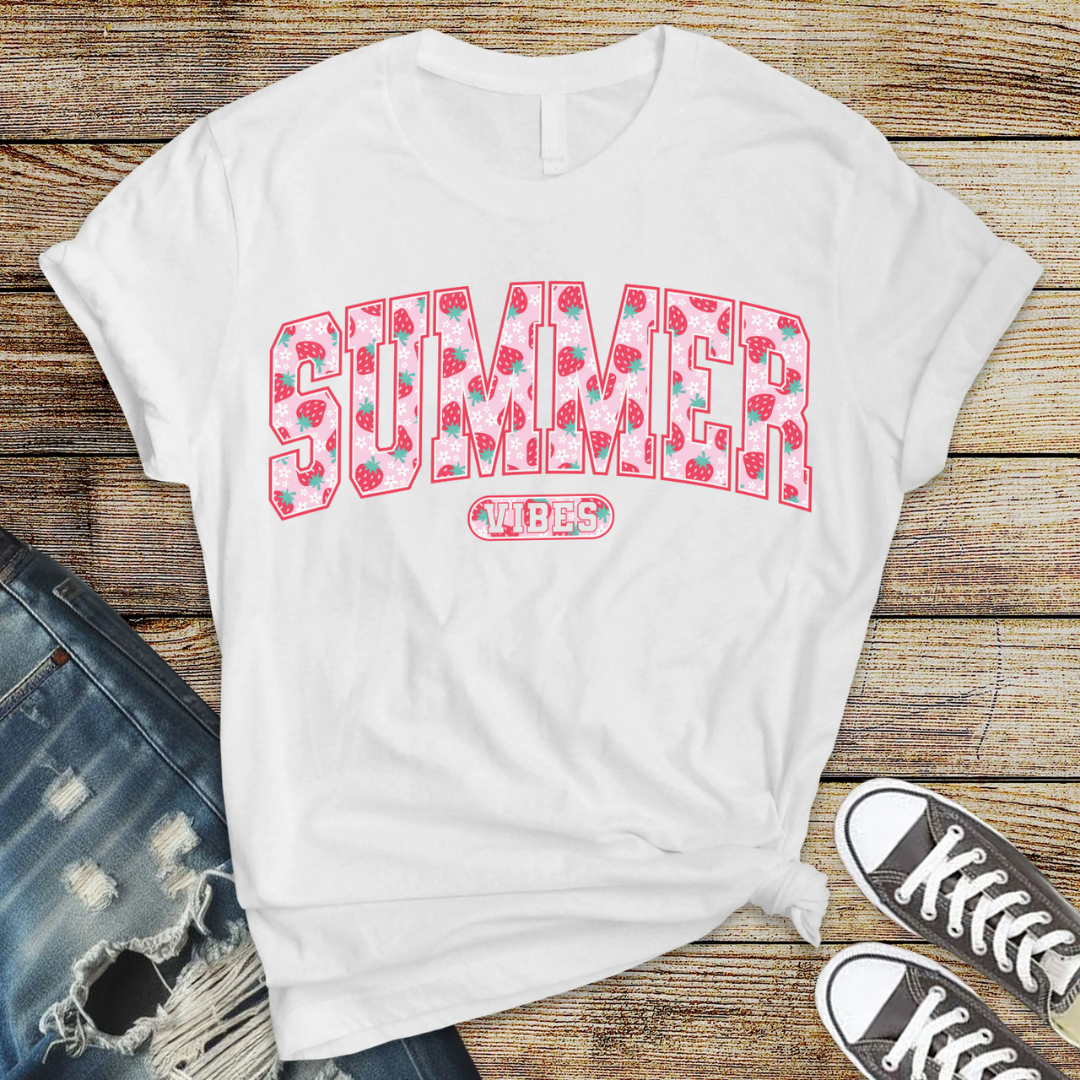 Sublimation Print  -  SUMMER VIBES Strawberry