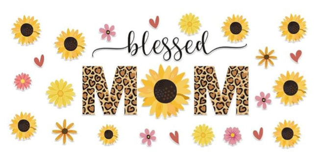 UV DTF Wrap 16 0z  - Blessed Mom