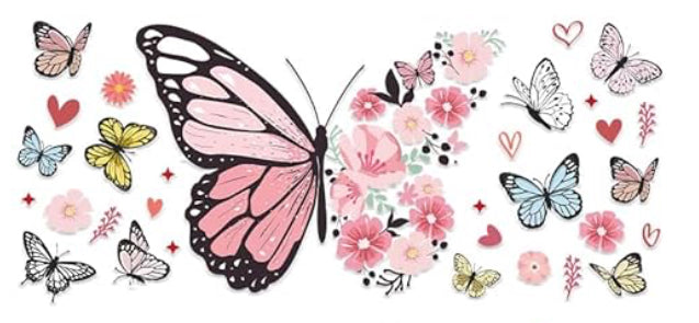 UV DTF Wrap 16 0z  - Butterfly