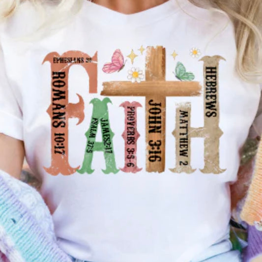 Full Color Screen Print - FAITH