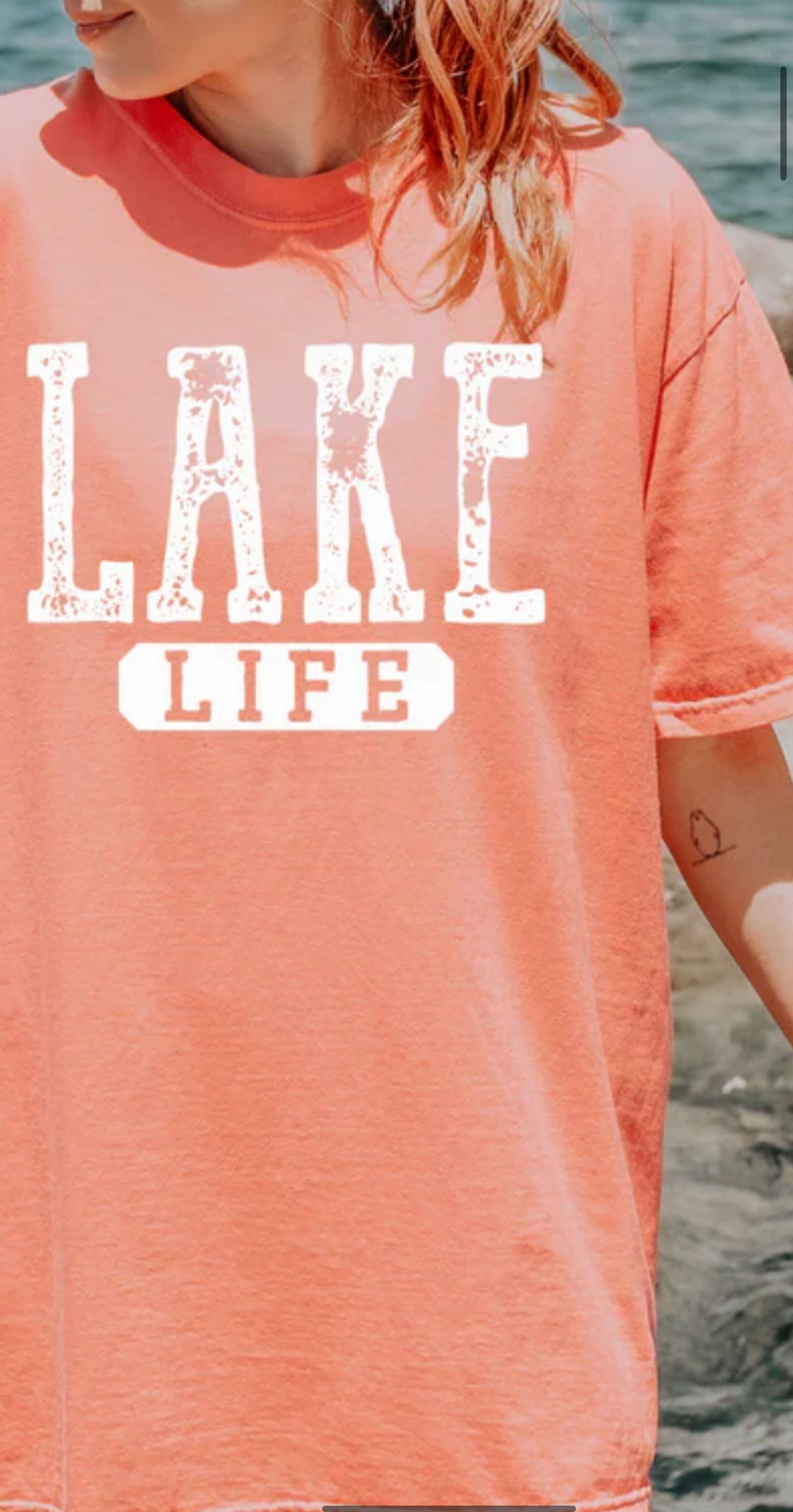 Single Color Screen Print - Lake Life